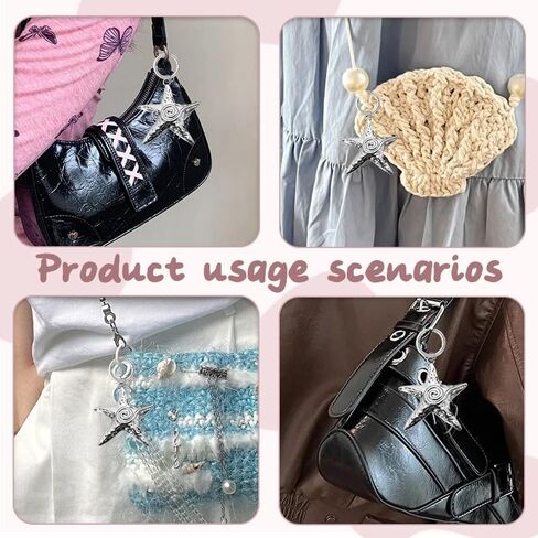 Ocean Starfish Keychain Accessories Y2k Charms for Purse Beach Bag Charms for Handbags Bag Starfish Charm Silver Keyring for Car Keys Beach Themed Keychains for Women Men Sea Lover Birthday Gift Ideas in Saudi Arabia