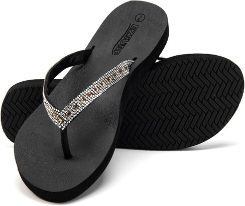 EZSURF Women Comfortable Flip Flops Yoga Mat Cushion Sandals Slip On Indoor Outdoor in Saudi Arabia
