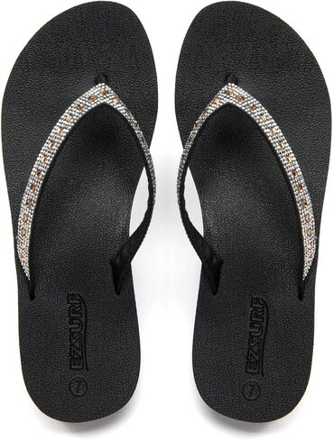 EZSURF Women Comfortable Flip Flops Yoga Mat Cushion Sandals Slip On Indoor Outdoor in Saudi Arabia