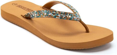 EZSURF Women Comfortable Flip Flops Yoga Mat Cushion Sandals Slip On Indoor Outdoor in Saudi Arabia