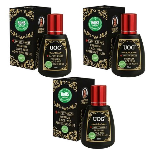 غراء uog الدانتيل الباروكي-مقاوم للماء ، سريع الجفاف ، خالي من الحساسية ، بلا رائحة مع تعليق قوي. 15-20 دقيقة التثبيت لزجري بولي آند بو الأساسيين ، والشعر ، وشعر مستعار الدانتيل. in Kuwait
