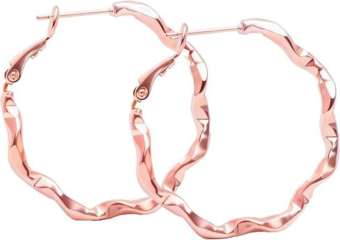 ToHeart Hoop Earrings for Women Lightweight Huggie Hoop Earrings Minimalist Hooped Birthday Christmas Party Gifts in Saudi Arabia