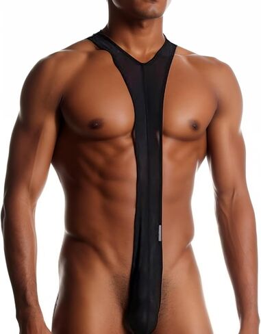 Mens Mankini Leotard Sexy Underwear Swimsuit Thong Hollow Out Wrestling Singlet Lingerie Bodysuit Jockstrap Costume in Saudi Arabia