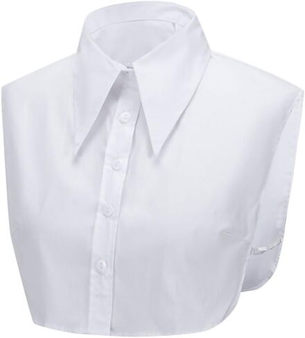 Elegtiskas Fake Collar Detachable Half Shirt Blouse Collar Dickey Collar for Women Girl in Saudi Arabia