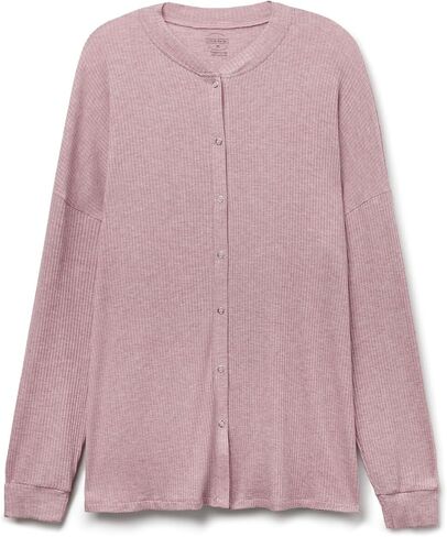 Intimissimi Woman's Chic Comfort Long Sleeve Modal Button-Up Top in Kuwait