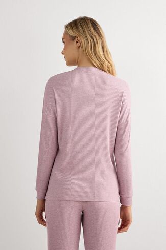 Intimissimi Woman's Chic Comfort Long Sleeve Modal Button-Up Top in Saudi Arabia