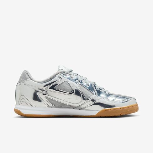 Nike Gato LV8 Men's Shoes (IB3566-001, Metallic Silver/White/Gum Light Brown/Metallic Silver) in Saudi Arabia