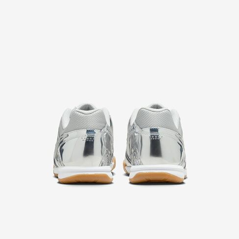 Nike Gato LV8 Men's Shoes (IB3566-001, Metallic Silver/White/Gum Light Brown/Metallic Silver) in Saudi Arabia