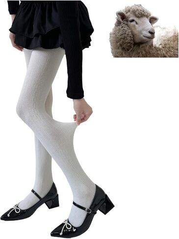 SULEAD Cozy 30% Wool Blend Pantyhose with Twist Pattern for Warmth and Style During Autumn and Winter Seasons Cable Knit in Saudi Arabia