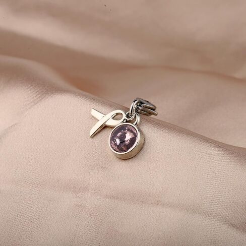 CHOORO Pink Ribbon Clip on Charm Breast Cancer Awareness Pin Pink Awareness Zipper Pull Breast Cancer Support Gift in Saudi Arabia