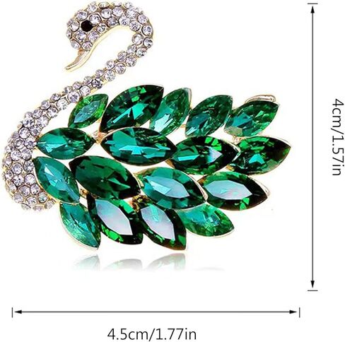 YZYDF Exquisite Swan Brooch Pin able Swan Pin Swan Corsage Pin Clothing Jewelry Gift for Individuals in Saudi Arabia