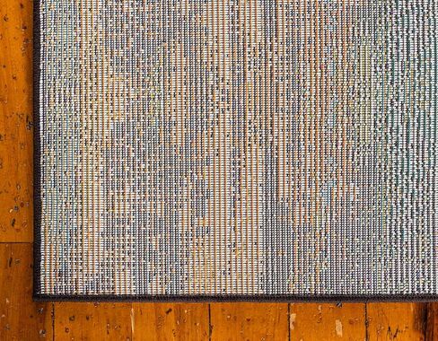 مجموعة Loom Jardin الفريدة من نوعها، سجادة منطقة ملونة ونابضة بالحياة ومجردة بألوان مائية (9' 0 × 12' 0 مستطيلة، متعددة/برتقالية) in Saudi Arabia