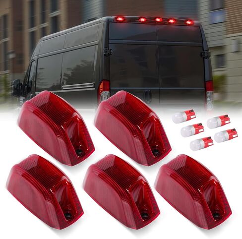 LED CAB ROOP TOP LIGHT LIGHTS RUNCH RUND LAMPS FOR 2014-2024 DODGE RAM PROMASTER 1500 2500 3500 ، 5pcs in Saudi Arabia