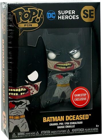 Pop! Funko Pins Batman DCeased Large Enamel Pin [Bloody] - Excluvise in Saudi Arabia