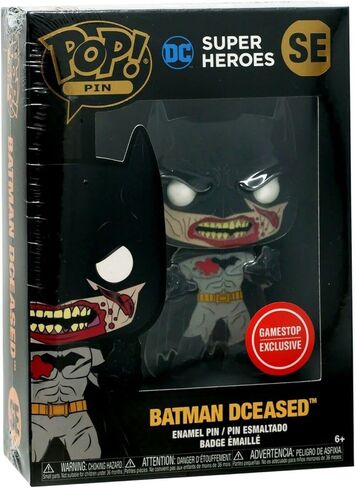 Pop! Funko Pins Batman DCeased Large Enamel Pin [Bloody] - Excluvise in Saudi Arabia