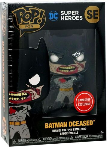 Pop! Funko Pins Batman DCeased Large Enamel Pin [Bloody] - Excluvise in Saudi Arabia