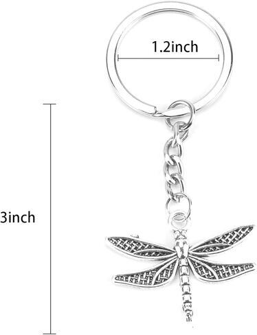 SHTALHST Dragonfly Keychain,Dragonflies Keychain for Women Men,Birthday Christmas Graduation Gift for Friends Insects Lover in Saudi Arabia