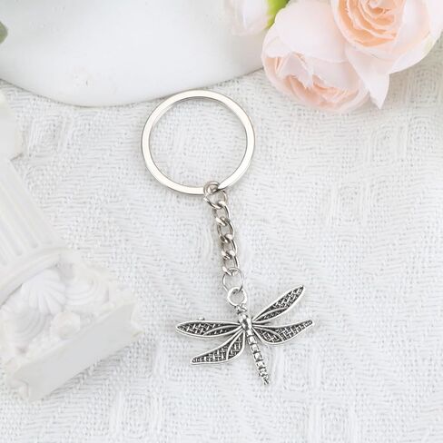 SHTALHST Dragonfly Keychain,Dragonflies Keychain for Women Men,Birthday Christmas Graduation Gift for Friends Insects Lover in Saudi Arabia