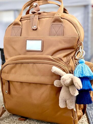 Cute Bunny Plush Keychain for Backpack, 3.5 Inch Mini Rabbit Key Chain, Car Key Chain, Purse Charm Pendant Gift for Women and Teens in Saudi Arabia