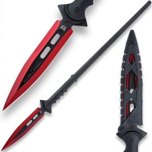 M48 Kommando Talon Survival Spear | 44 1/8" Overall Length | 8" Stainless Steel Blade | Includes Vortec Sheath | Fiberglass Reinforced Handle in Kuwait