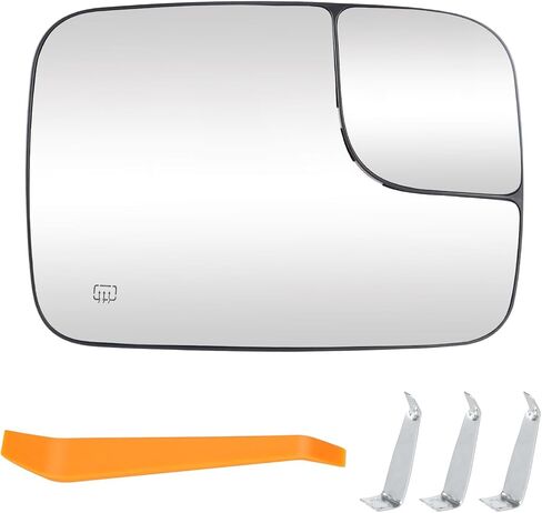 Left + Right Side Mirror Glass for DODGE RAM 1500 2005-2008 / DODGE RAM 2500 2005-2009 / DODGE RAM 3500 2005-2009 Towing Heated Replacement for 5161011AA & 5161010AA in Saudi Arabia