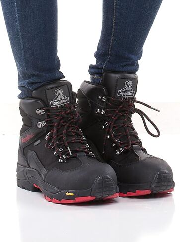 RefrigiWear Women's Black Widow Work Boot Waterproof Insulated Composite Toe Winter Safety Footwear in Saudi Arabia