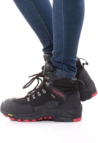 RefrigiWear Women's Black Widow Work Boot Waterproof Insulated Composite Toe Winter Safety Footwear in Saudi Arabia