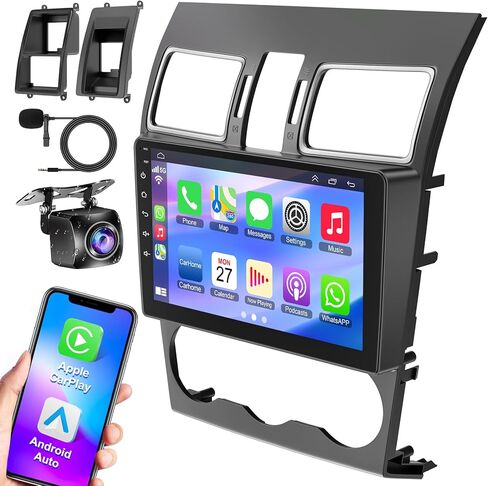 4+64GB Car Radio for Jeep Jeep Grand Cherokee WK 2008-2013 with Carplay & Android Auto, 9 inch IPS Touch Screen Android 13 Car Stereo Receiver with Voice Control Bluetooth 5.2/SWC/FM/WiFi/GPS in Saudi Arabia