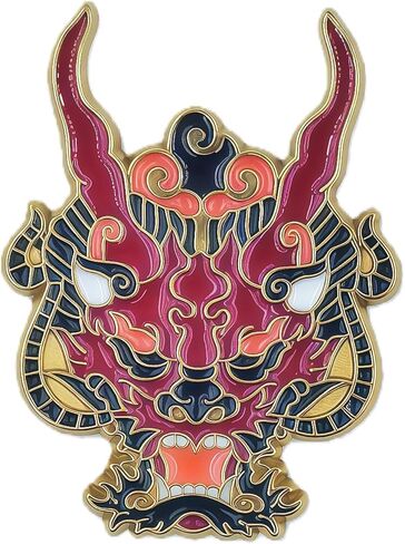 RCWG Lucky Pin, Chinese Dragon, Funny Button Pin, Chinese Aesthetic Enamel Lapel Pin for Backpacks, Jackets, Hats, Kids, Girls. Attract Positive Energies Wealth, Health, Luck and Peace in Kuwait