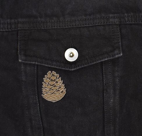 Clayton Jewelry Labs Pinecone Hard Enamel Pin in Saudi Arabia