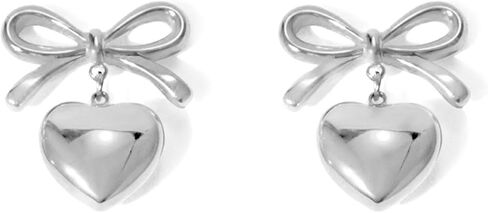 أقراط متدلية من فولبوب مضادة للحساسية للنساء، أقراط مطلية بالذهب عيار 18 قيراط أقراط على شكل قلب وأقراط ذهبية متدلية أقراط مسمارية خلفية للنساء هدايا مجوهرات غير مشوهة لها in Kuwait