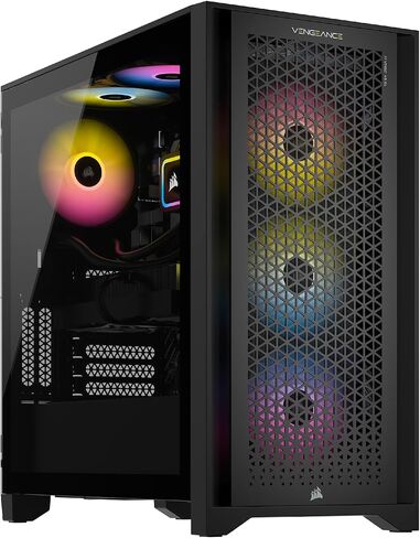 Corsair Vengeance a7500 Gaming PC – Liquid Cooled AMD Ryzen™ 7 9800X3D CPU – AMD® Radeon RX 9070XT GPU – 32GB Vengeance RGB DDR5 Memory – 1TB M.2 SSD – Black in Saudi Arabia