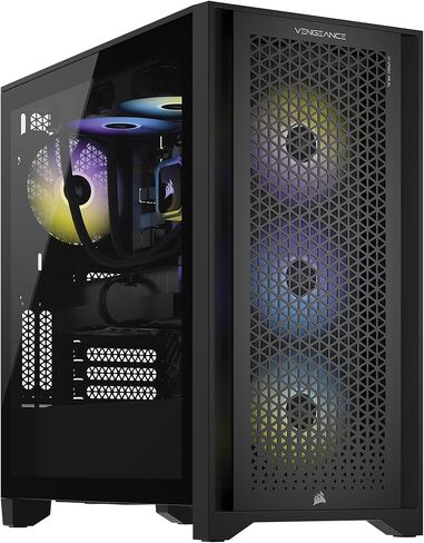 Corsair Vengeance a7500 Gaming PC – Liquid Cooled AMD Ryzen™ 7 9800X3D CPU – AMD® Radeon RX 9070XT GPU – 32GB Vengeance RGB DDR5 Memory – 1TB M.2 SSD – Black in Saudi Arabia