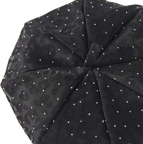 Leopard Print Beret with Rhinestones, Classic French Style Hat, Available in Black, Grey, Purple in Saudi Arabia