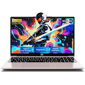 NIMO 15.6 FHD IPS Business Gaming Laptop,6-Cores AMD Ryzen 5 6600H 660M 6 nm,32GB RAM DDR5, 1TB SSD,(Beat i5-12450H, up to 4.5GHz),100W Type-C, Fingerprint, Backlit Keyboard, WiFi 5, Win 11 in Kuwait