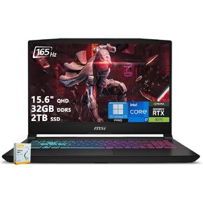 MSI KATANA 15 B13VEK-277US 15.6 "Gaming Intel Core I7 13620H NVIDIA GEFORCE RTX 4050 16GB DDR5 ، 1TB NVME SSD ، Type-C ، Win11 Home: Black B13Vek-277us in Kuwait