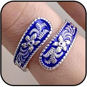 IQIC Spoon Ring for Women Adjustable Gold Silver Spoon Rings Vintage Boho Knuckle Ring Unique Chunky Statement Rings Bohemian Jewelry Gift in Kuwait