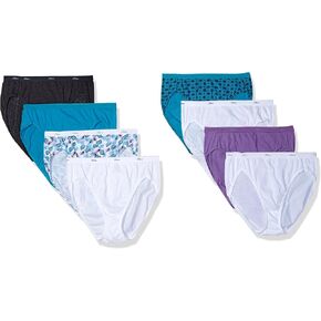 Hanes Women's 6-Pack No Ride up Cotton Hi-Cut (Bonus +2) in Saudi Arabia