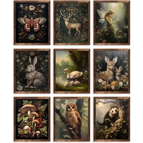 Aroutde Western Cowboy Canvas Wall Art Set, Vintage Western Print Cowboy Rodeo, Desert Landscape, Bison Farmhouse Picture, Rustic Southwest Wall Decor for Bedroom Eclectic Home Bathroom Deccorations 12Pcs (Unframed) in Saudi Arabia