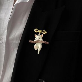 1Pc Cute Three-dimensional Cat Brooch, Unique, Creative And Fashionable Men's And Women's Brooch Pendant in Kuwait
