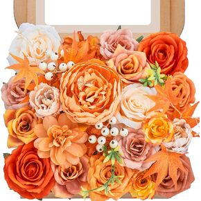 زهور صناعية من Faylifeway، زهور وردية ساخنة من الحرير لباقات الزفاف DIY، زهور كعكة وهمية للقطع المركزية، حمام الطفل، ترتيب الطاولة، ديكورات الحفلات المنزلية in Kuwait