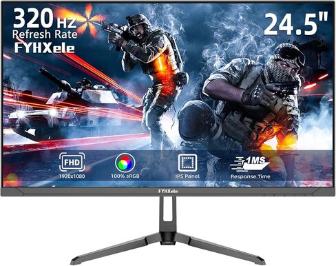 27 inch 4K Gaming Monitor, UHD 3840x2160 Fast IPS Panel Computer PC Monitor, 120Hz, 100% sRGB, FreeSync & G-Sync, HDR 400 Support, HDMI 2.1 & DP 1.4, VESA Mountable-White in Saudi Arabia