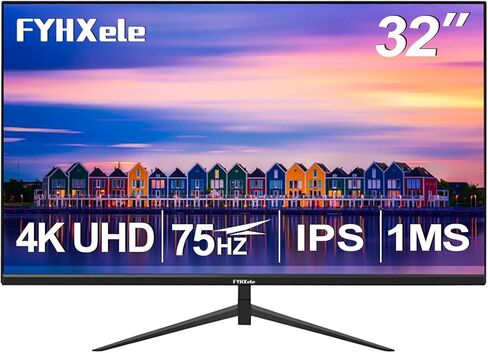 27 inch 4K Gaming Monitor, UHD 3840x2160 Fast IPS Panel Computer PC Monitor, 120Hz, 100% sRGB, FreeSync & G-Sync, HDR 400 Support, HDMI 2.1 & DP 1.4, VESA Mountable-White in Saudi Arabia