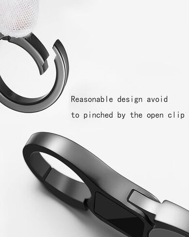 Key Chain Quick Release Spring with 4 Key Rings Heavy Duty Car Keychain Organizer for Men and Women in Saudi Arabia