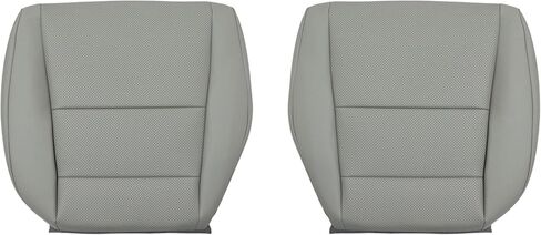 SecosAutoparts Driver & Passenger Side Bottom Perforated Leather Replacement Seat Covers Black Compatible with Acura TSX 2009 2010 2011 2012 2013 2014 in Kuwait