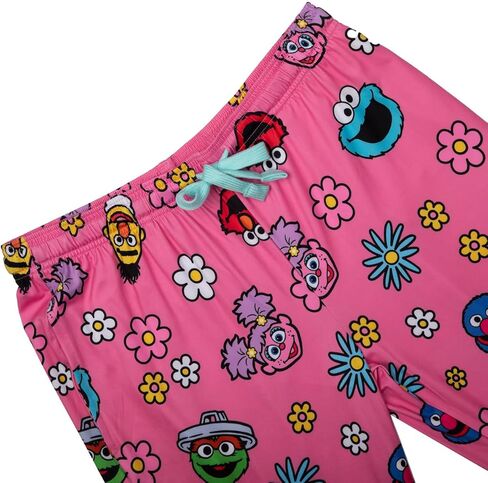 Sesame Street Adult Juniors Sleepwear Set with Short Sleeve Tee and Sleep Pants in Saudi Arabia