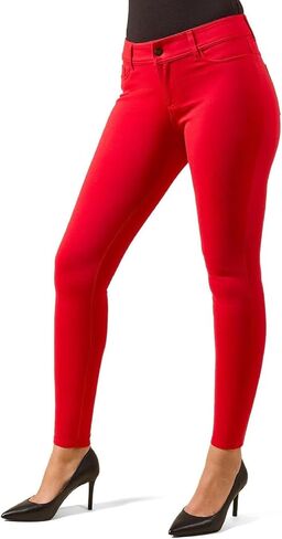 MeMoi Women's Faux Denim Ponte Leggings in Saudi Arabia