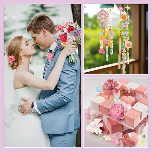 150pcs Mini Faux Flower for Crafts,Artificial Flower Heads Daisy Peony Flower Decor for Craft Garland Wedding Home Decoration in Saudi Arabia