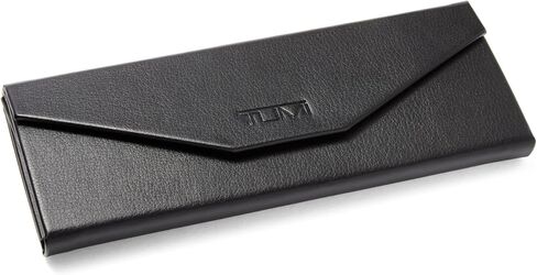 TUMI - 002 نظارة شمسية مستطيلة للنساء - نظارة شمسية متدرجة من الأسيتات للنساء - حماية من الأشعة فوق البنفسجية - مع حافظة نظارة شمسية - 55 ملم - أسود in Saudi Arabia
