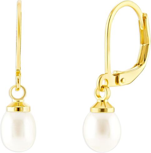 أقراط لؤلؤ المياه العذبة من ميلا للنساء - أقراط متدلية من لؤلؤ المياه العذبة in Kuwait